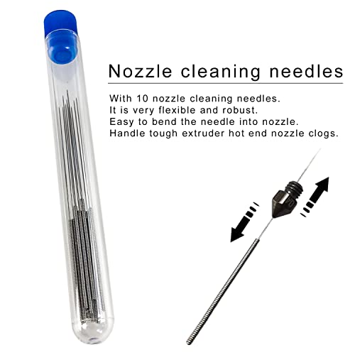 MK8 Nozzles Hardened Steel 3D Printer Extruders Nozzles 0.4mm - size: MK8 Hardened Steel, style: Kit: 0.4 Nozzles