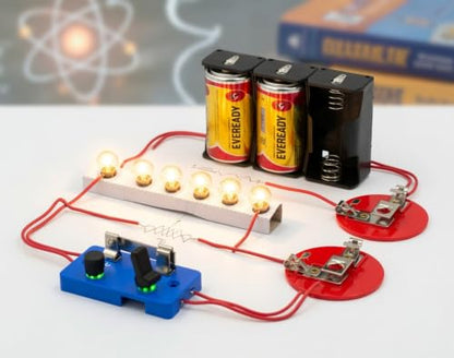 Eisco Simple Circuit Electricity Kit, Series & Parallel Circuits, 13 Piece