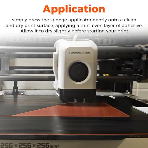 CCTREE 3D Printer Bed Adhesive Stick for Hot Bed, 80ml(2 Pack) - style: Adhesive Stick(2 Pack)