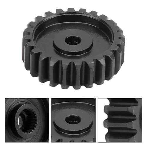 BORDSTRACT Servo Gear Brass 24 Tooth Black