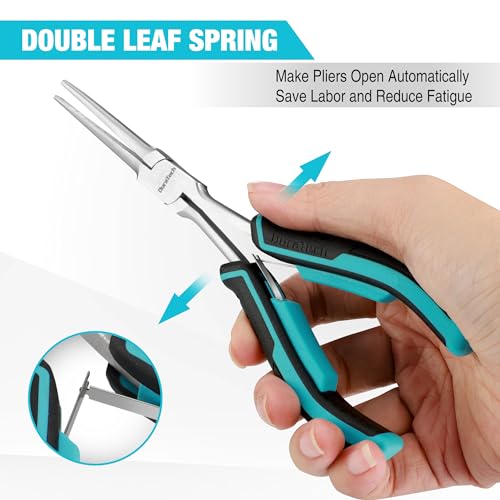 DURATECH 7" Long Reach Needle Nose Pliers, Extra Long Nose Pliers - style: 1PC
