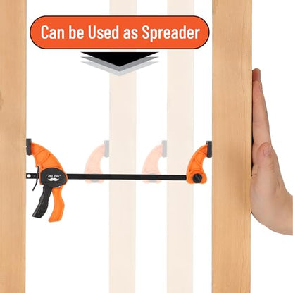 Mr. Pen- Bar Clamps for Woodworking, 6", 2 Pack, Orange - style: 6 Inch
