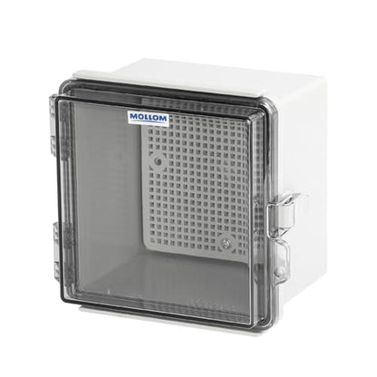Mollom Transparent Cover Outdoor Junction Box (5.9x5.9x4.7In) - size: 5.9x5.9x4.7"