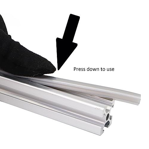 6 Meter 1010 2020 Aluminum Extrusion T Slot Cover Seal Dust Strip Bracket Insert Channel Filler for 6mm 80 20 10 Series 2040 1" V Slot Extruded Aluminum Rail Profile Accessories Hardware - style: 6 meters slot cover