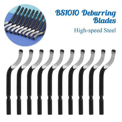 10Pcs Deburring Blades BS1010 Saws Blades Deburr Cutters Trimming Scrapers - size: BS1010 Blades