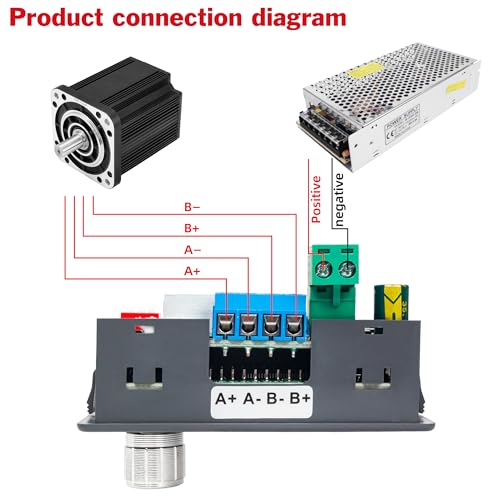 XUNKUANE SMC02 Stepper Motor Driver Controller for NEMA 17 23 - style: SMC02