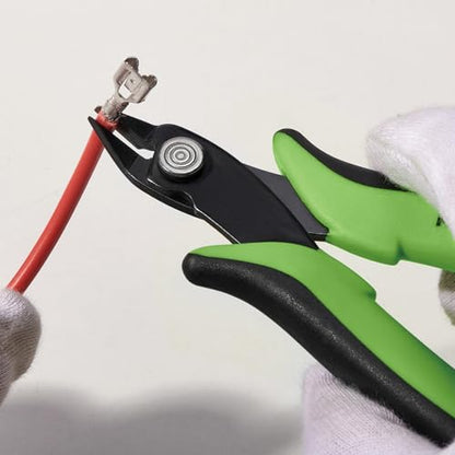 KATA Mini Flush Cutters, 5 Inch Precision Wire Cutter Plier for Electronics - color: 1 Pack 5" Green