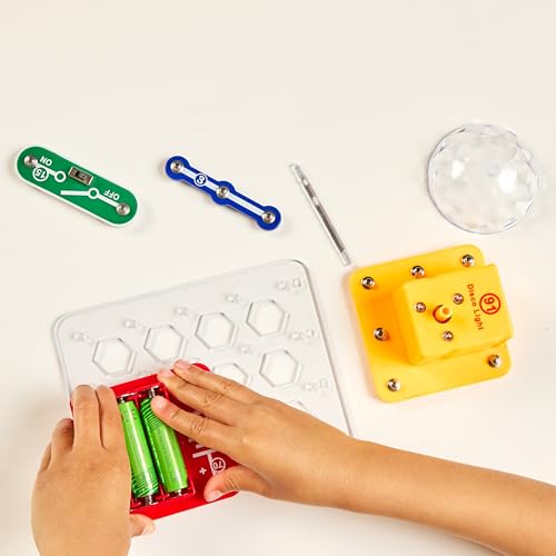 Miniland Kids Games, Build Your Own Disco Lamp, Electronic Game for Children, Building Toys, Science for Children, Stem Toys for Ages 8-13 | Electrofun: Let's Party - style: Let's Party