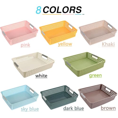 8Pcs Classroom Organization and Storage Paper Tray Holds,Fits 4A paper - color: 8 Color