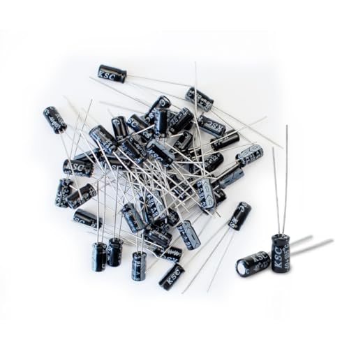 50 Pcs Electrolytic Capacitor 22uF 16V Aluminum Radial Electrolytic Capacitors - style: 16V 22uF