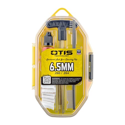 OTIS 6.5mm Rifle Cleaning Kit | Comprehensive Kit with Brass Components,