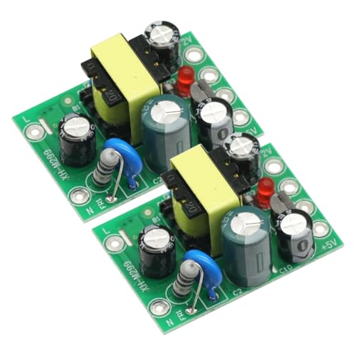 2PCS AC-DC Isolated Switching Power Supply Module Board AC-DC Converter Module Dual Output AC 110V-220V to DC 5V 12V,AC to DC Transformer Power Module