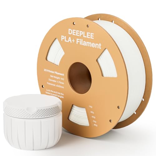PLA+ 1.75mm 3D Printer Filament 1KG White - color: 1*white