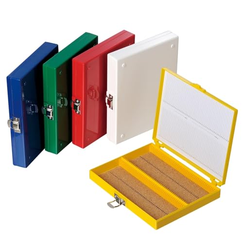 Microscope Slide Box, 100-Place, Cork Lining, 10 Pcs - size: Cork Lining