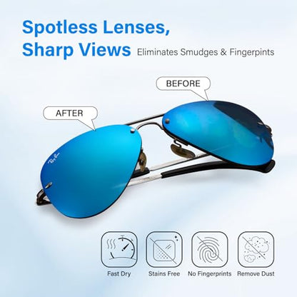 200 Count Lens Wipes for Eyeglasses, Eye Glasses Cleaner Wipes for Phone - size: 200 Count