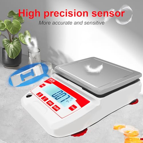 UXILAII Lab Scale 3200g x 0.01g Analytical Balance with 1kg Calibration - size: 3200g0.01g