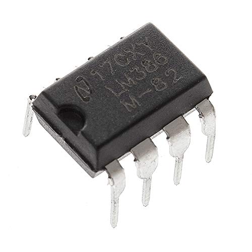 20pcs LM386N 386 Low Voltage Audio Power Amplifier 300kHz, 8-Pin.