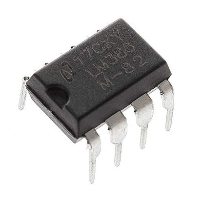 20pcs LM386N 386 Low Voltage Audio Power Amplifier 300kHz, 8-Pin.