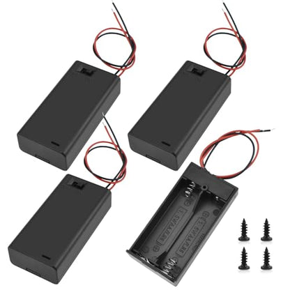 SDTC Tech 2 x 1.5V AA Battery Holder with Wires - size: 2AA