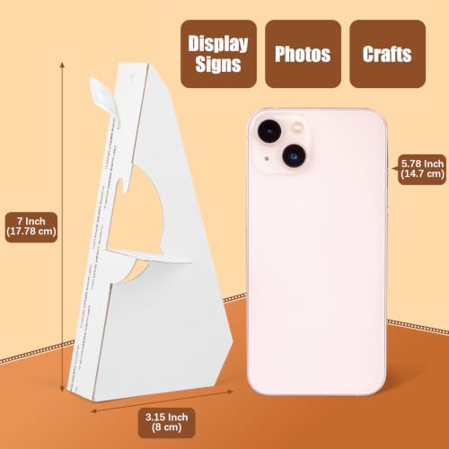 Lineco Single Wing Self-Stick Easel Backs, Size 7", White, Pack of 25 - color: White, size: 7"