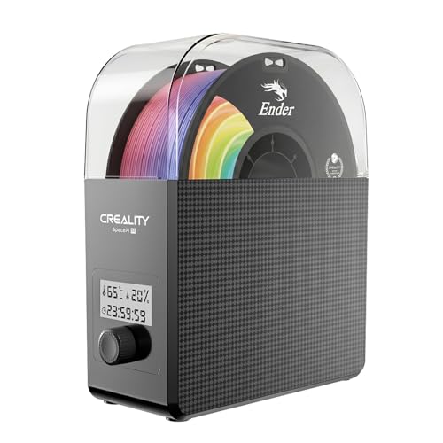 Creality 2026 New Upgrade Filament Dryer Box Pro, Space Pi SE with High PTC Efficiency & Precision Sensor for 1KG Spools 45~65℃, 3D Printer Filament Dehydrator for PLA PETG ABS ASA TPU - size: Dryer Box 2.0