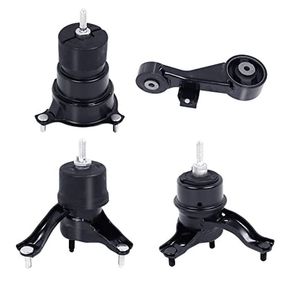 Engine Mount Motor Compatible with Fits Toyota Camry 2012-2017 L4-2.5L 4pcs Automatic Transmission Mount - style: 2012-2017 Toyota Camry 2.5L