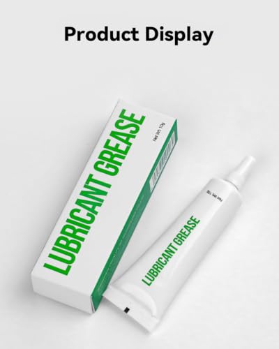 Creality Official Lubricant Grease, 3D Printer Gear Grease, Reduce Noise Enhanced Lubrication for All 3D Printers, Lead Screw, Guide Rails, Linear Rods, 3D Printers Parts, 1 Pack - style: Lubricant Grease
