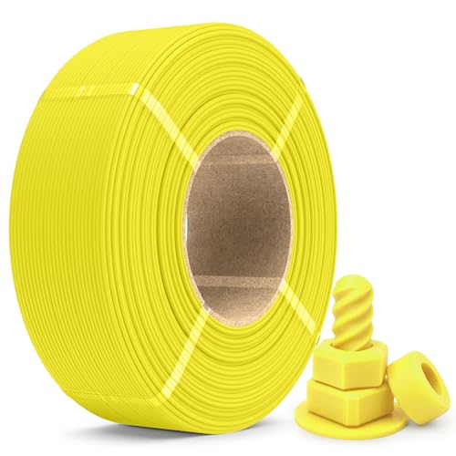 SUNLU PETG Filament Refill 1.75mm 1KG, Matte Yellow - color: 1kg Petg Yellow, size: Petg Refill