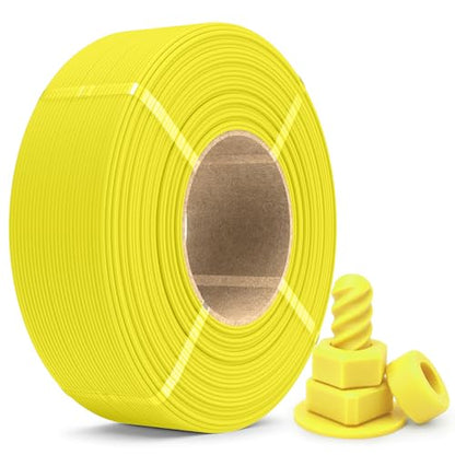 SUNLU PETG Filament Refill 1.75mm 1KG, Matte Yellow - color: 1kg Petg Yellow, size: Petg Refill