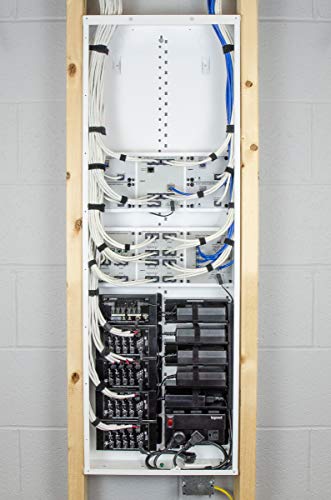 On-Q 42" Structured Media Enclosure with Hinged Cover Lock, 20 Gauge CRS, Versatile Mounting - size: 42 inch