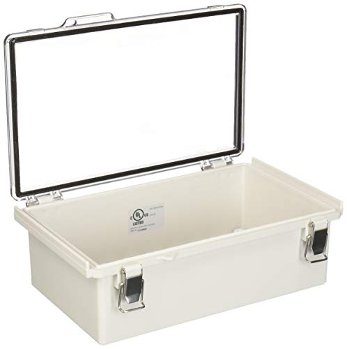 BUD Industries DMX-4777-G Extruded Aluminum Din Rail Box 1.73" L x 2.72" W x 3.87" H, Gray