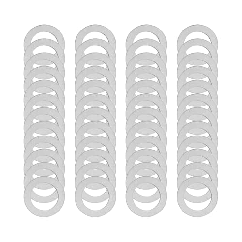 M5x8mm Precision Shim Washers for Robotics, 304 Stainless Steel - size: M5X8