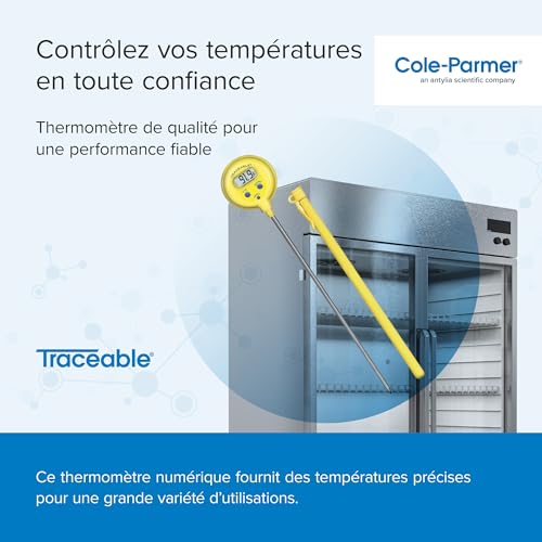 Traceable Shock/Water Resistant Thermometer: ±1.0°C Accuracy (-20 to 100°C)