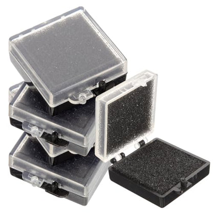 Angoily 5pcs Anti-Static Chip Box Electronic Component Organizer Chip Container with Transparent Top and Anti-Static Sponge ESD Storage Case for Microchips Samples 1.37 X 1.37 X 0.59 in