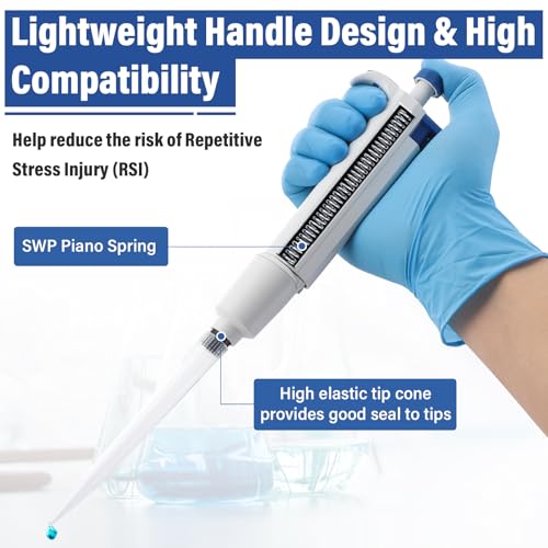 5 mL Micropipette, 1-5 mL Lab Single Channel Micro Pipettes - size: 1000-5000μl