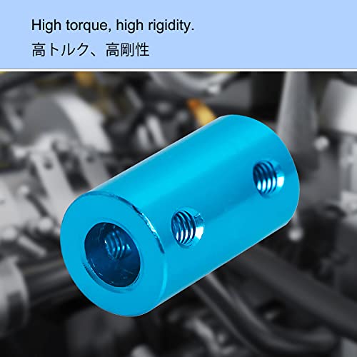 5mm to 7mm Rigid Couplings Set Screw Shaft Stepper Motor, Length 25mm / 1" Motor Coupler Connector Rigid with Screw for 3D Printer, RC Robot, Car Model Shaft, CNC Machine, DIY Encoder 4 Pcs - size: 5mm to 7mm, style: Blue