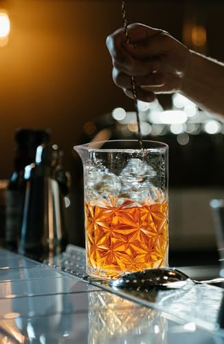 KITESSENSU Cocktail Mmixing Glass 24oz 710ml, Crystal Bartender Accessories - size: 24 Ounces