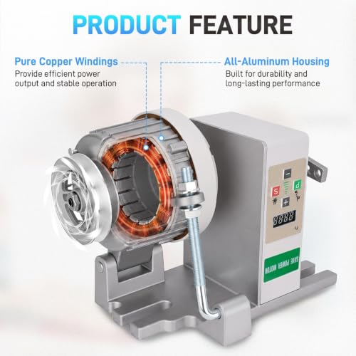 JURPLIX Servo Motor Sewing Machine 750W AC110V 1HP Brushless