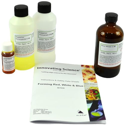 Innovating Science Forming Red White and Blue Kit - Double Replacement Reaction Demonstration