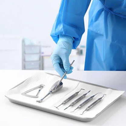 JMU Gray Dental Procedure Trays Flat Trays Size B 13.25" X 9.75" - color: Gray
