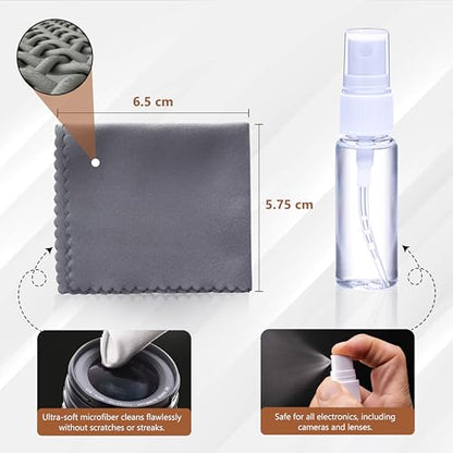 REFLEX CAMERA Professional 19 in 1 Camera Cleaning Kit, Camera Lens Cleaning Kit with Lens Pen, Air/Dust Blower, Microfiber Lens Cloth, Sensor Cleaning Swabs, Lens Solution & Handy Storage Container