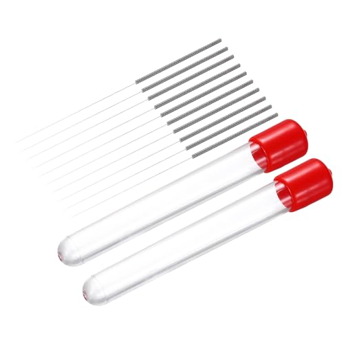 MECCANIXITY 10Pcs 3D Printer Nozzle Cleaning Kit Precision 0.25mm Stainless Steel Cleaner Needles for 3D Printer Clog Removal, Maintenance - size: 0.25mm