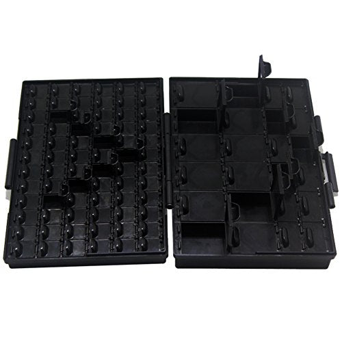 AideTek BOXALL96AS 96 Compartments Anti-static ESD Safe Empty Enclosure SMD SMT IC diode Parts Organizer Transistor - style: BOXALL96AS