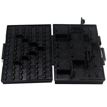 AideTek BOXALL96AS 96 Compartments Anti-static ESD Safe Empty Enclosure SMD SMT IC diode Parts Organizer Transistor - style: BOXALL96AS
