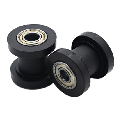 SYOWADA 8mm 10mm Chain Roller Pulley Tensioner Wheel Guide Replacement for Motorcycle Mini Bike ATV 125cc 140cc 160cc XR125 CRF50 SSRC Pit Dirt Bike Parts