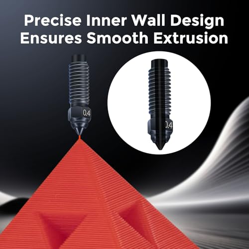 Sovol 2Pcs 0.4mm Hardened Steel Nozzle Kit for Sovol SV06 ACE/SV06 Plus ACE
