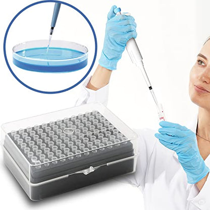 ONiLAB 10µL Universal Pipette Tips, 96 Tips/Rack, DNase/RNase Free - size: 10ul