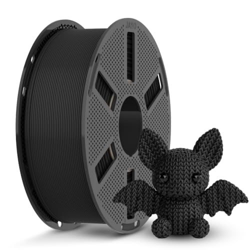 JAYO Black PLA 3D Printer Filament 1.75mm 1.1kg Reusable Spool - color: 1.1kg Black