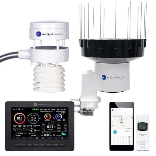 Ambient Weather WS-5000 Ultrasonic Smart Weather Station with AWN+ Included - style: 1yr AWN+ w/ Display Console + Ultrasonic