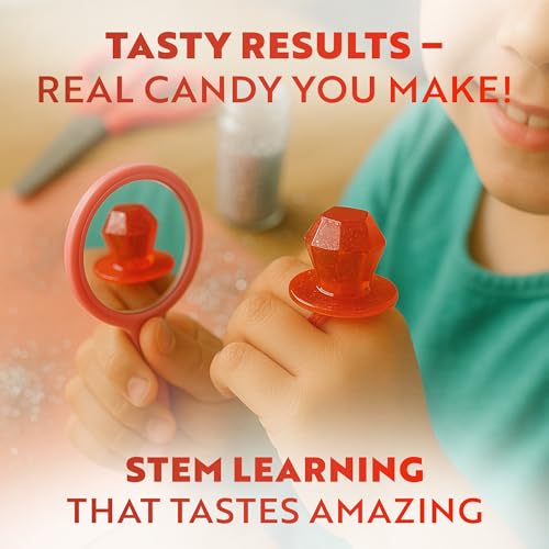Playz Edible Candy Making Kit for Kids Age 8-12 Years Old with 40+ Fun - style: Edible Candy